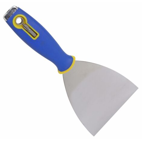 Semin – Couteau à enduire 10 cm – Embout en métal renforcé – Manche bi-matière ergonomique pour joints plaques de plâtre
