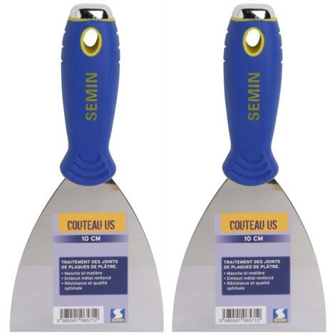 Lot de 2 couteaux US à enduire Semin - 10 cm (1/5)