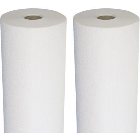 Semin – Lot de 2 toiles de verre pour murs et plafonds – Fibre de verre – 50 m x 1 m – Adapté aux surfaces irrégulières – Masque les défauts