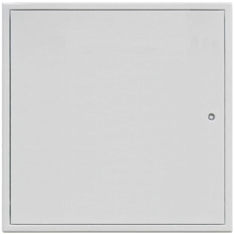 Trappe de visite HQ laquée blanche Semin - 500 mm x 500 mm - fermeture carrée - pour murs et plafonds