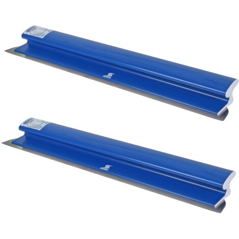 Semin – Lame à enduire 80 cm – Épaisseur 0.3 mm – Lot de 2 – Lissage sans bavures pour enduits et plaques de plâtre