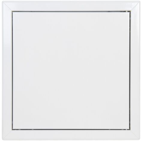 Semin – Trappe de visite 300 x 300 mm – Isolante et étanche – Cadre en aluminium pour pièces humides – Système d'ouverture poussoir
