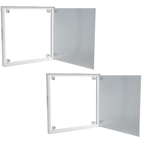Trappe de Visite à Carreler Semin - 400 mm x 400 mm - Accès sous Baignoire et Pièces Humides (lot de 2)