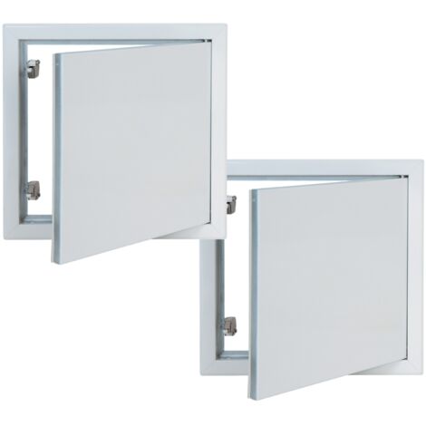 Trappe de Visite HQ Semin - 200 x 200 mm - Laquée Blanche - Isolante et Etanche (lot de 2)