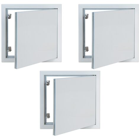 Trappe de Visite HQ Semin - 300 x 300 mm - Laquée Blanche - Isolante et Etanche (lot de 3) (1/5)