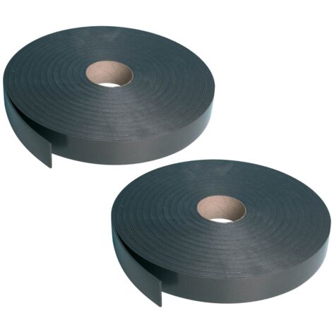 Semin – Ruban isolant acoustique 30 m x 45 mm – Isolation thermique et phonique – 2 rouleaux – Réaction feu B1