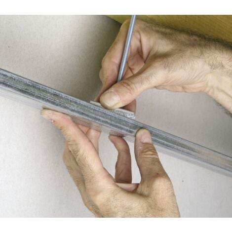 Bride de fourrure cavalier pivot Semin pour plafond suspendu - boite de 100