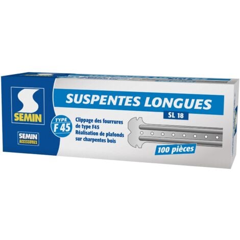 Suspentes longues SL 18 Semin 170 mm F45 - Boite de 100
