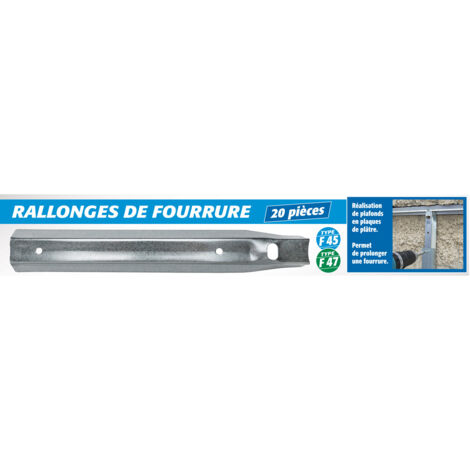 Rallonges de Fourrure Universelle Semin F45/F47, 30 cm, Boîte de 20 (1/5)