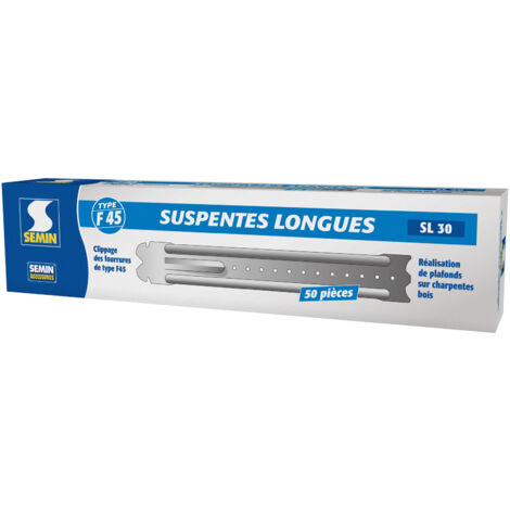 Suspentes Longues 300 mm F45 Semin - Boite de 50 (1/5)