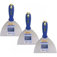 Lot de 3 couteaux US à enduire Semin - 15 cm
