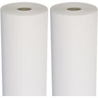 Semin – Lot de 2 toiles de verre 50 m x 1 m – Motif maille – Poids 110 g/m² – Pour murs et plafonds – Facile à poser
