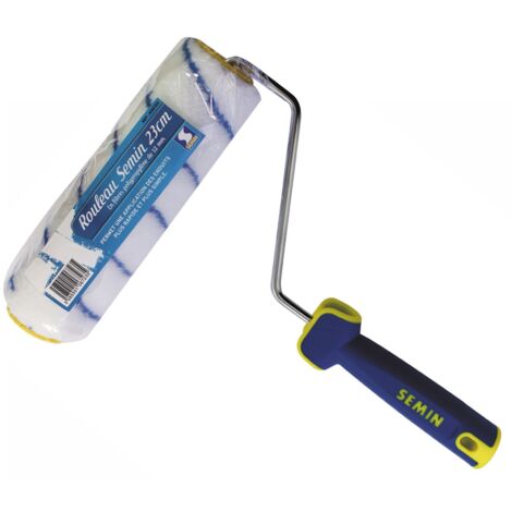 Semin – Rouleau peinture 23 cm – Fibres polypropylène 12 mm – Application rapide des enduits – Pour surfaces lisses et uniformes