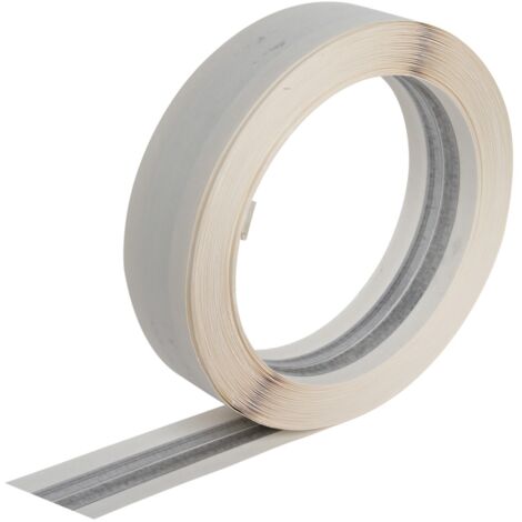 Semin – Bande armée en papier renforcé d'acier 50 mm x 30 ml – Résistance accrue pour angles de plaques de plâtre – Pose rapide et invisible