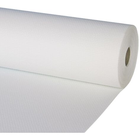 Semin – Toile de verre pour murs et plafonds – 50 m x 1 m – Poids 110 g/m² – Rouleau à peindre pour surfaces irrégulières