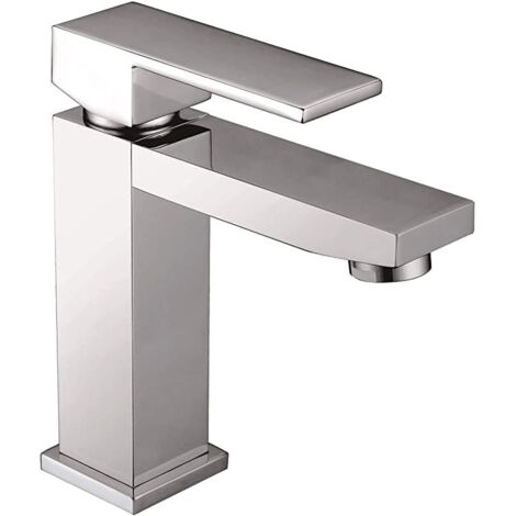 Robinet de lavabo monocommande - Robinet de salle de bain - Robinet de lavabo chromé