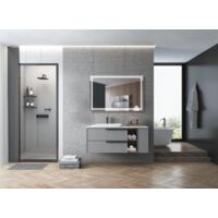 Specchi retroilluminati con illuminazione frontale a luce fredda - Specchio con luce LED per Bagno Camera Trucco - Misura 120x80CM FRANC008/120