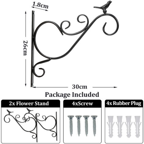 Oumij Support Pour Plantes Suspendues Pot De Fleur De Crochet De