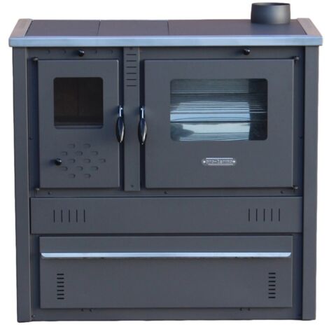 RUSTICO ECO Cuisinière à bois A+ 10 KW Evacuation Droite