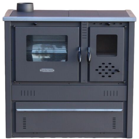 RUSTICO ECO Cuisinière à bois A+ 10 KW EvacuationGauche