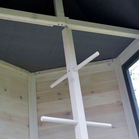 Voliere Cage a oiseaux en bois de haute qualite 100 x 180 x 100 cm Modele Luise 309