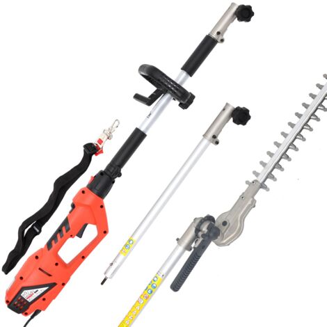 Hecht jardin 695 Taille haies telescopique electrique 900W pour arbustes et buissons