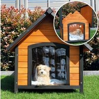 Niche Chien en bois moderne de haute qualité Luna Taille XL 97 x 111 x 101 cm