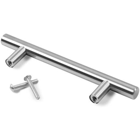 Ensemble complet de 10 poignées de meubles de cuisine, entraxe 160 mm, poignées de meubles de cuisine en acier inoxydable, poignées d'armoire, poignées de porte de cuisine, poignées de meubles de cuis