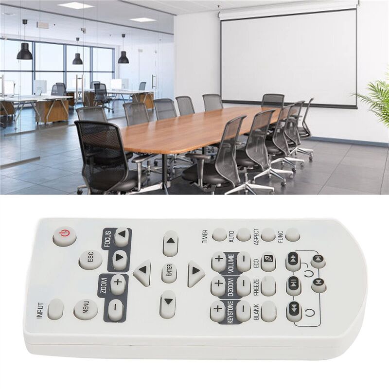 Topiky Telecomando Sostitutivo YT-130 Per Proiettori CASIO XJ-A142, A147, A242, A247 - Telecomando Originale ABS Con Pulsanti Sensibili