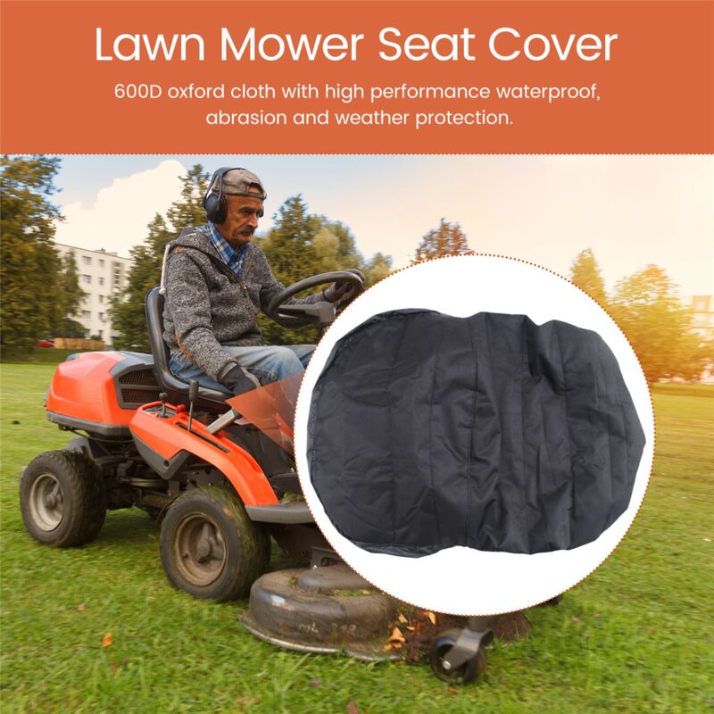 thumbnail image 2 of Universal Lawn Mower Tractor Seat Cover – Padded Comfort Pad, Waterproof 2 of 4