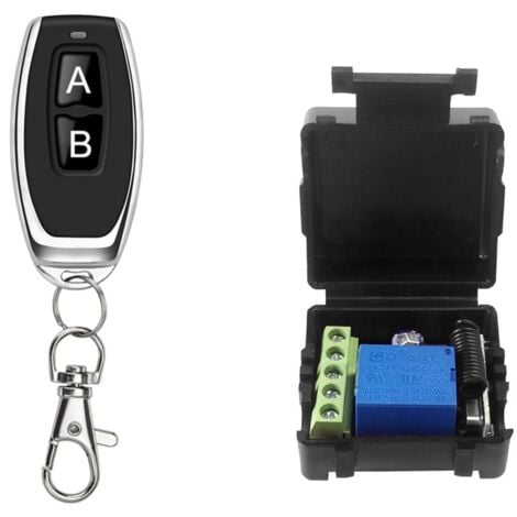 Universal Wireless Remote Control Switch DC12V 1CH Relay Receiver Module RF Transmitter 433Mhz Smart Controls