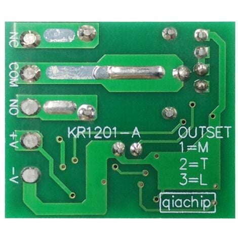 Universal Wireless Remote Control Switch DC12V 1CH Relay Receiver Module RF Transmitter 433Mhz Smart Controls
