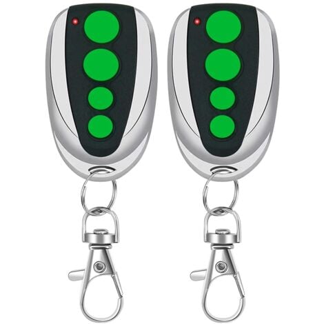 For M12 Gate Opener Remote Control 4-Button Transmitter for Automatic Swing Sliding Opener,433.92MHZ, 2 Pack