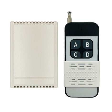433MHz 12V 24V Relay Module Receiver+200M Range Transmitter RF Wireless Remote Control Switch for Garage Light Motor DIY