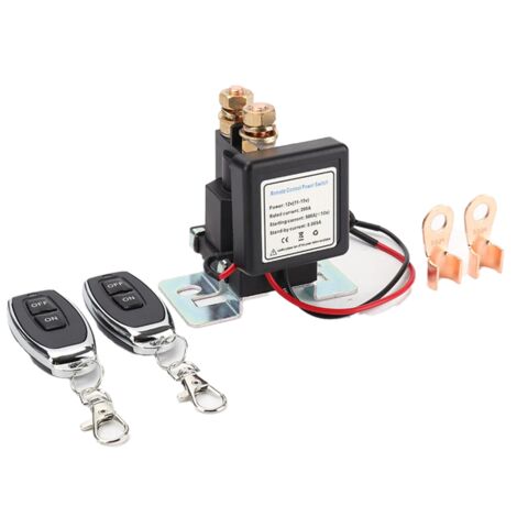 Battery Switch Relay 12V 500A Remote Control Power Quick Disconnect Cut