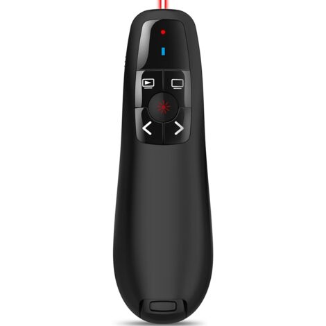 2.4GHz Wireless Presenter Pointer Remote Control Presentation Clicker ...