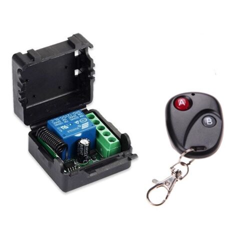 Wireless Remote Control Switch DC 12V 10A 433MHz RF Transmitter with Receiver for Anti-Theft Alarm System