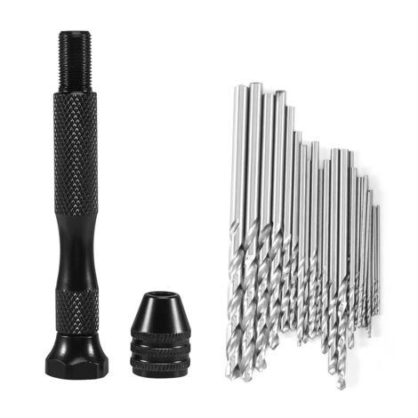 Ggnaxivs Hand Drill Bits Set 31Pcs Hand Drill Set Precision Pin Vise Micro-Mini Twist Drill Bits For Metal Wood, Delicate Manual Work, Electronic - View #7