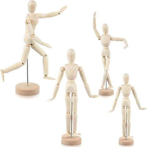 Posable Mannequin Figure, Movable Sketching Drawing Benin