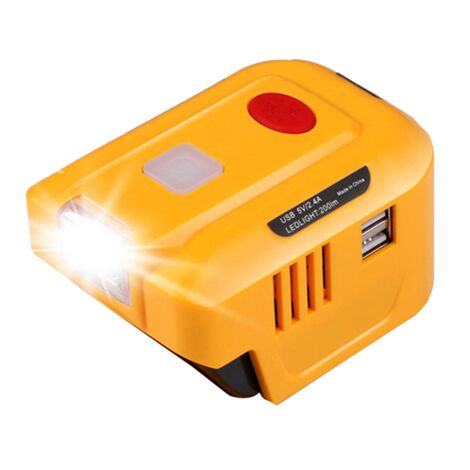 For 20V 18V Lithium Battery Inverter Generator 220V Portable Power Station With LED Light USB