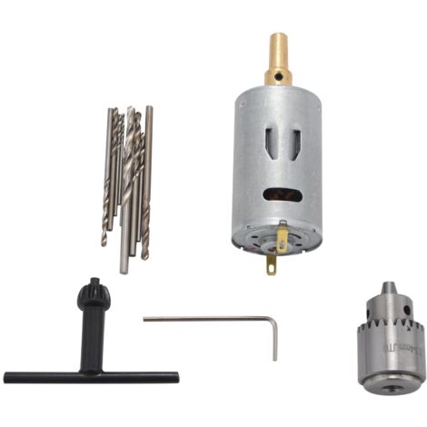 Dc 12V Motor Small Pcb Hand Drill Drilling Machine Compact Set With ...
