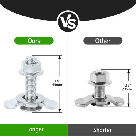 L Track Stud Fittings Kit - Carbon Steel Airline Bolt Fasteners For Truck Trailers
