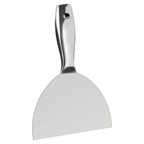 Putty Knife 6 Inch Premium Polished All Stainless Steel Scraper Tool for Drywall Finishing
