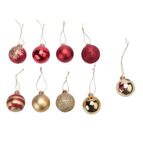 50Pcs Christmas Tree Decorations Balls Bauble Xmas Hanging Ball Ornaments for Home New Year Gift