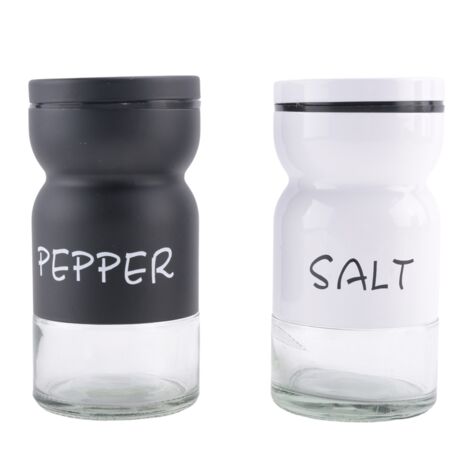 Farmhouse salt and pepper shakers discount