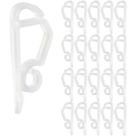 50pcs Stainless Steel Christmas Light Hooks, Strong Load Bearing Outdoor Light Clips Gutter Hangers Christmas Light Gutter Clips Siding Clips For Christmas Light Kitchen (Large Size