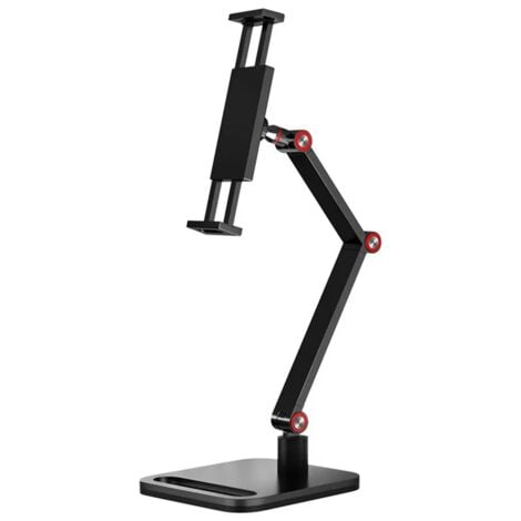 Portable Monitor Stand Adjustable 360° Swivel Bracket Tablet Holder Compatible with Desktop Clamp