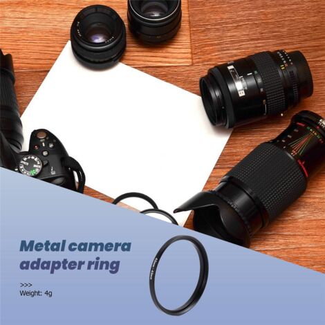 thumbnail image 2 of MPIXO 48mm To 49mm Step-Up Ring | Camera Lens Filter Adapter (Aluminum, 1-Year Warranty) 2 of 5