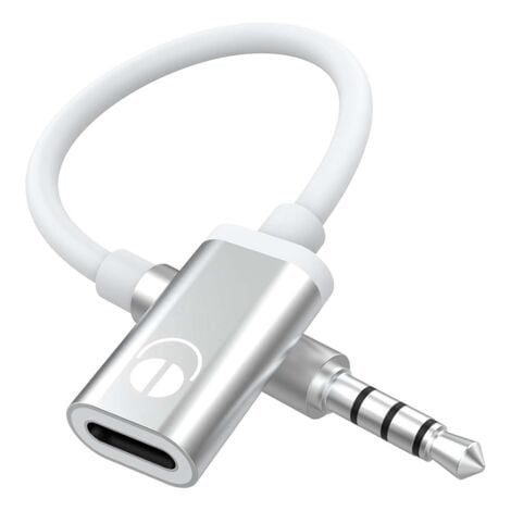 3.5mm Male to Type C Female Audio Cable Cord, Analog Jack Headphone Adapter for MP3 Player, Laptop,Tablet