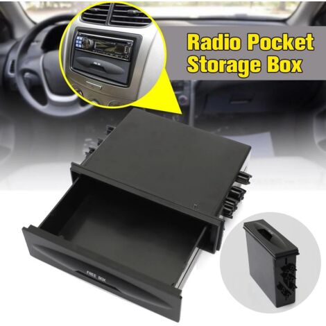Universal Car Storage Box -38 Single Layer Auto Din Dash Radio ...